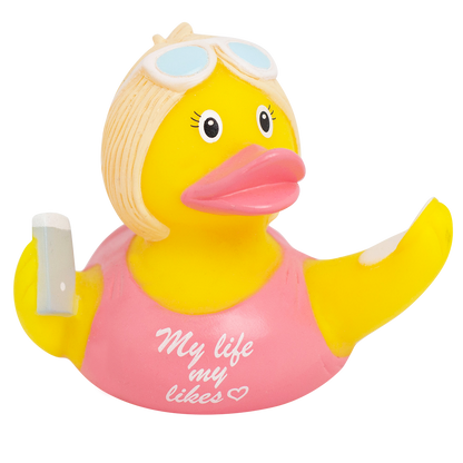 Influencer Girl Rubber Duck