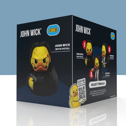 John Wick Duck with Pistol Rubber Duck- Boxed Edition