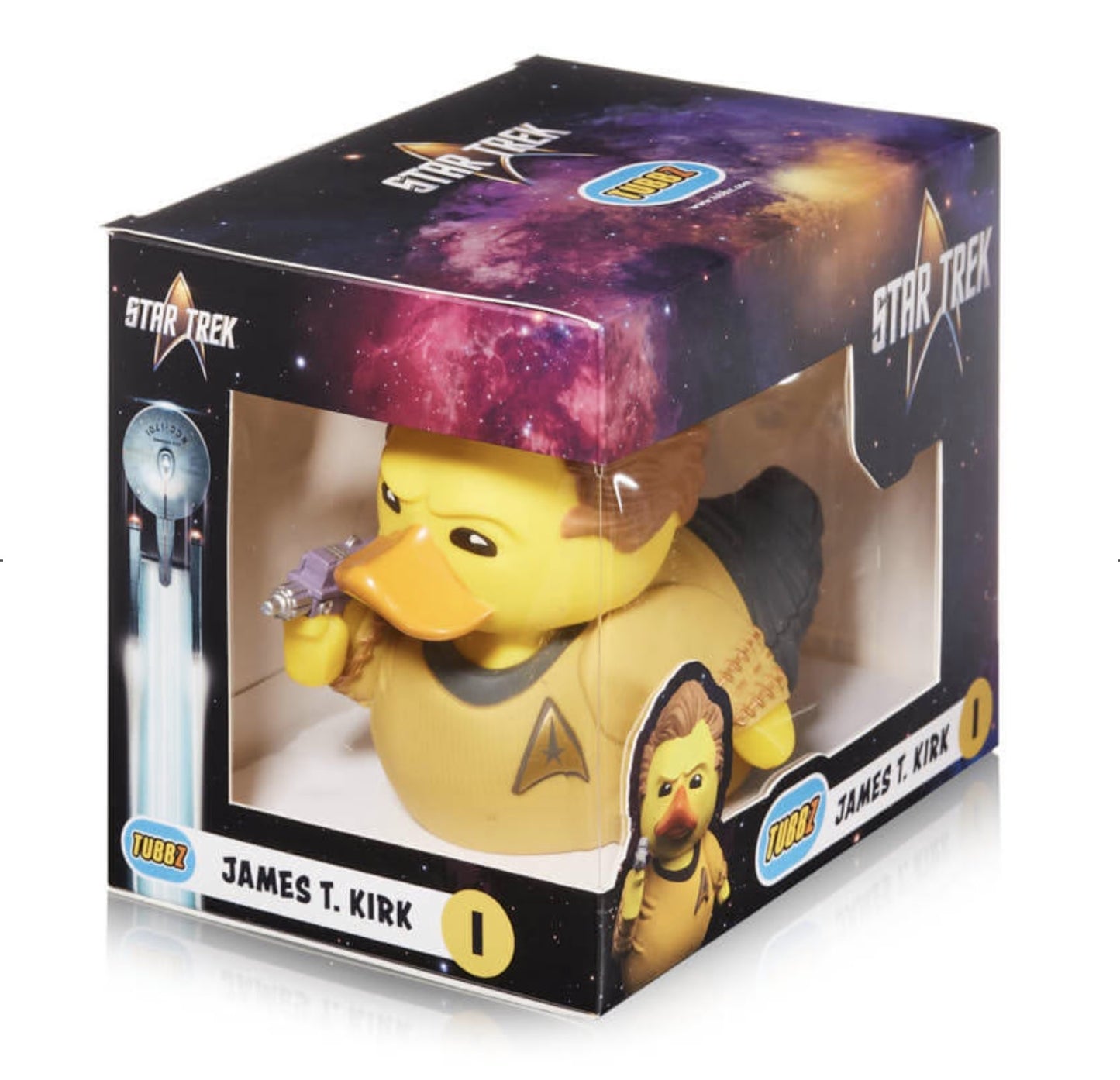 Star Trek Captain James T. Kirk Rubber Duck  - Boxed Edition