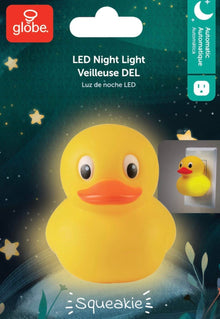 LED Automatic Rubber Duck Night Light