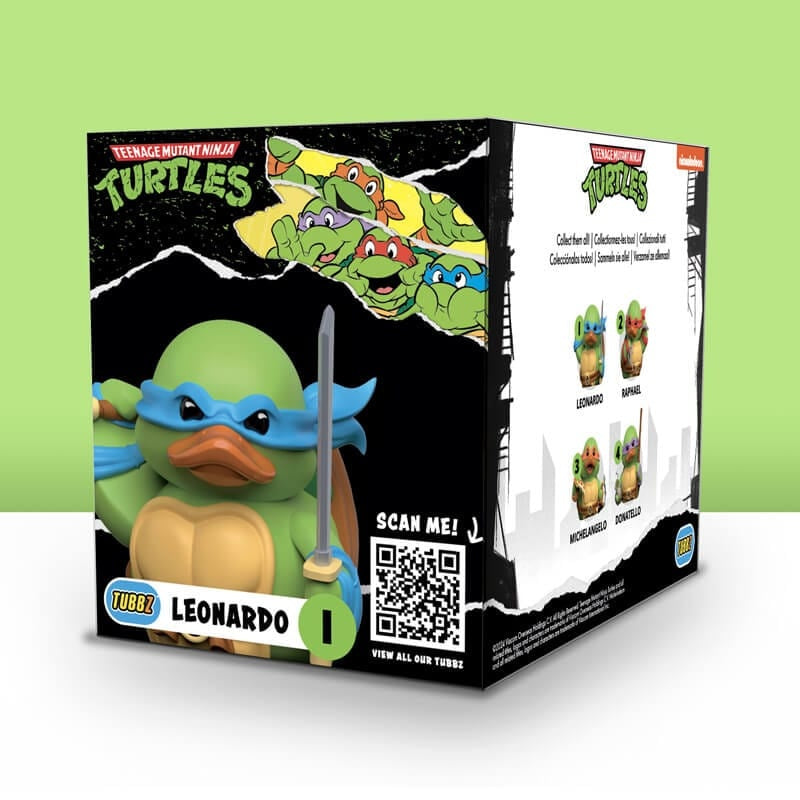 Teenage Mutant Ninja Turtles Leonardo  Rubber Duck - Boxed Edition