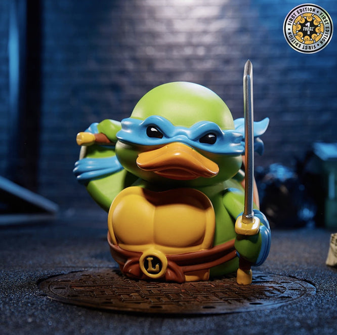 Teenage Mutant Ninja Turtles Leonardo  Rubber Duck - Boxed Edition
