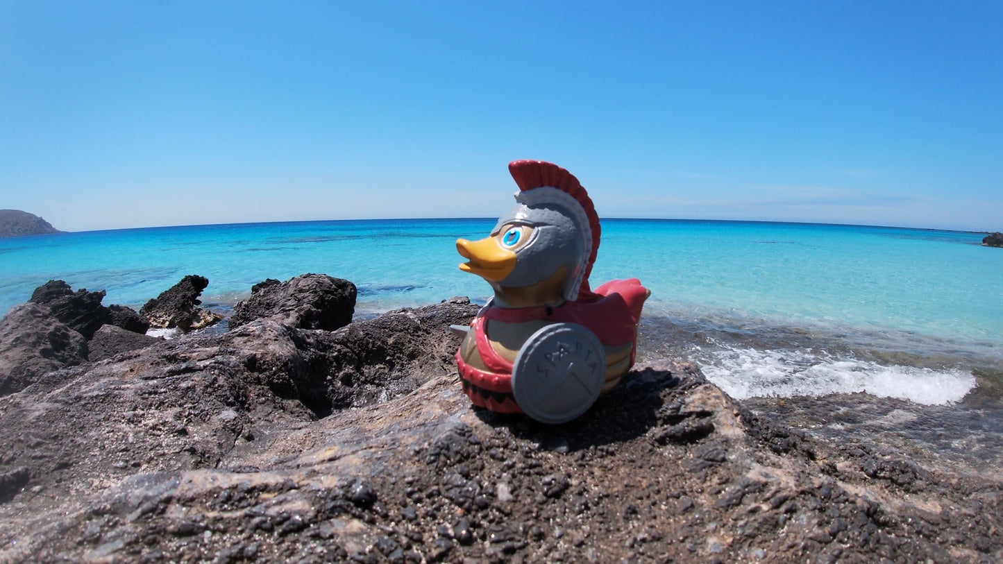 Leonidas Spartan King Rubber Duck
