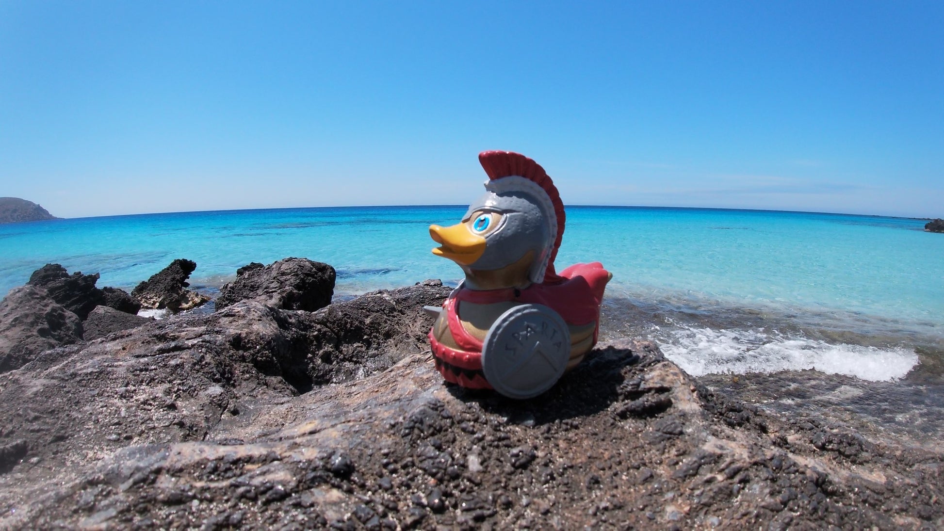 Leonidas Spartan King Rubber Duck