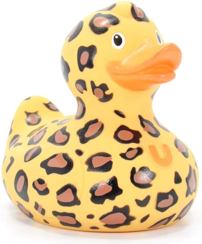 Leopard Rubber Duck