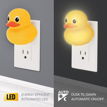 LED Automatic Rubber Duck Night Light
