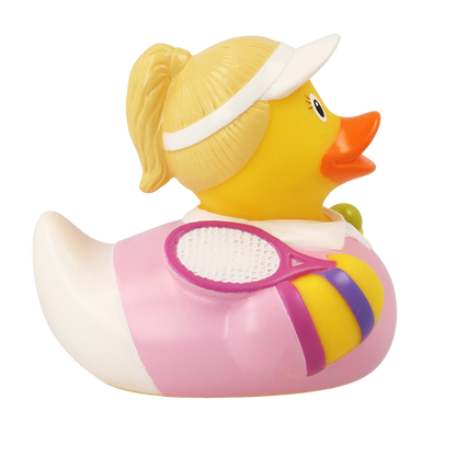 Tennis Player Female Rubber Duck