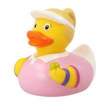 Tennis Player Female Rubber Duck