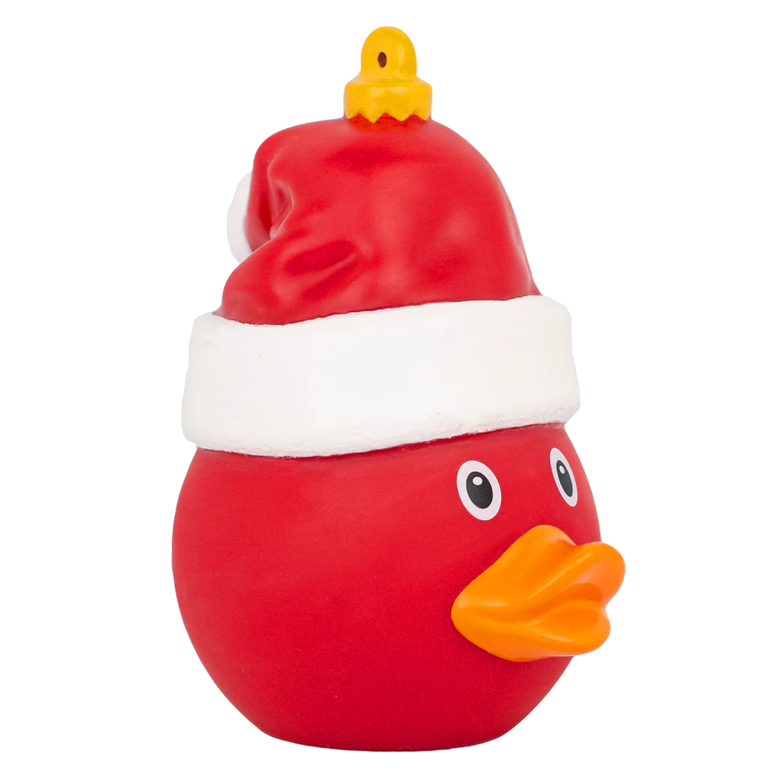 Christmas Duck Ornament with Santa Hat