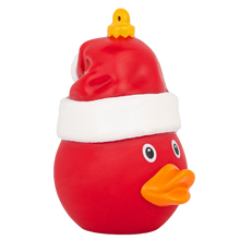 Christmas Duck Ornament with Santa Hat