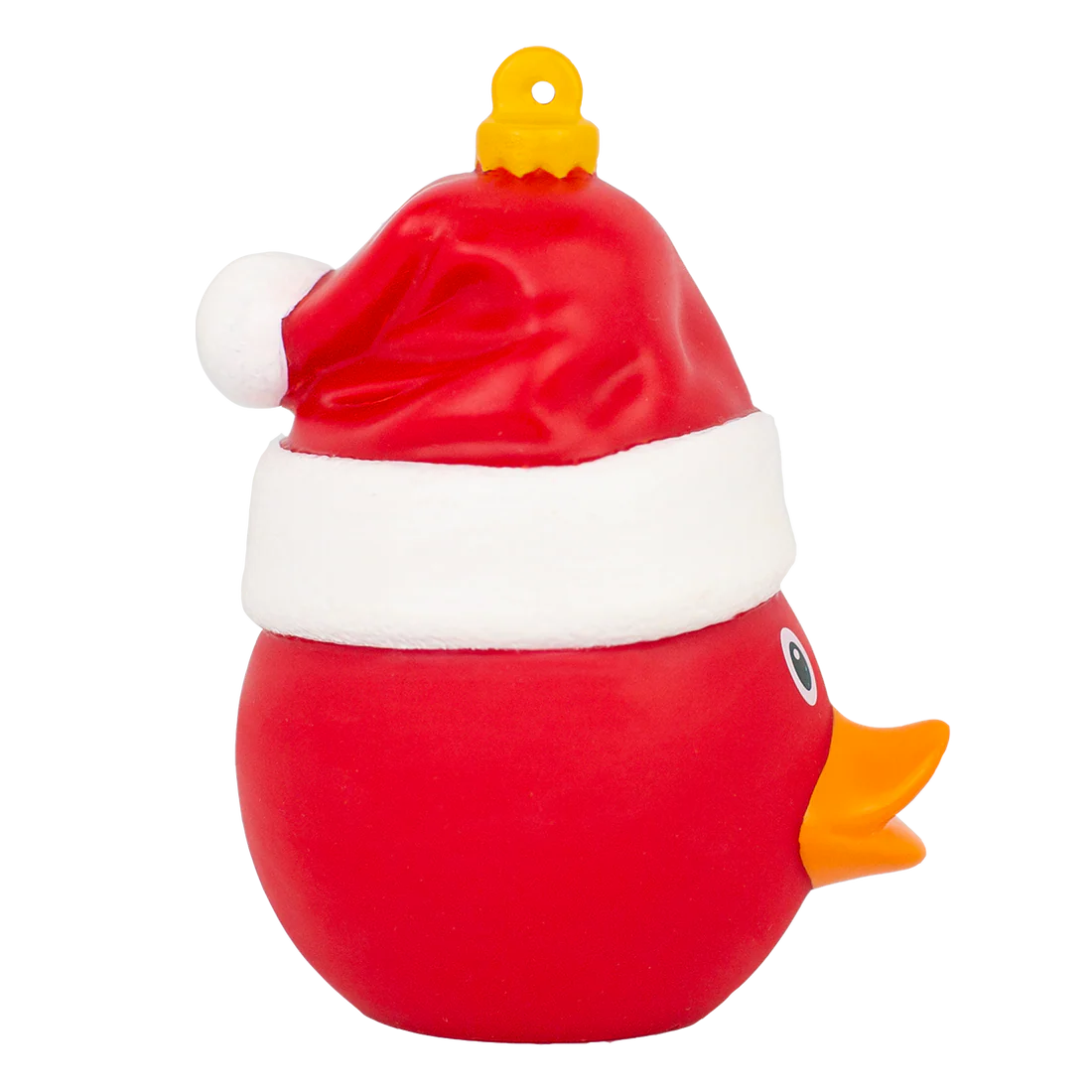 Christmas Duck Ornament with Santa Hat