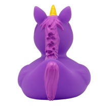 Purple Unicorn Rubber Duck