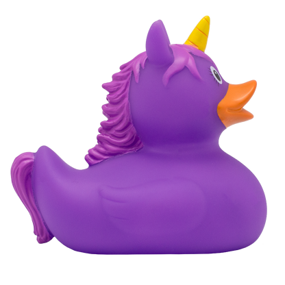 Purple Unicorn Rubber Duck
