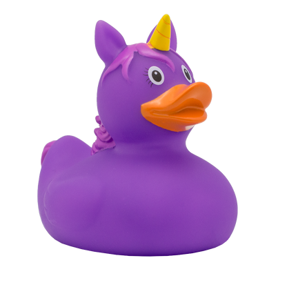 Purple Unicorn Rubber Duck