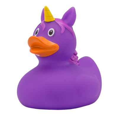 Purple Unicorn Rubber Duck