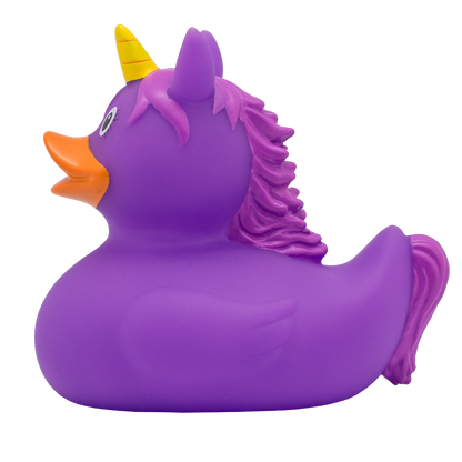 Purple Unicorn Rubber Duck