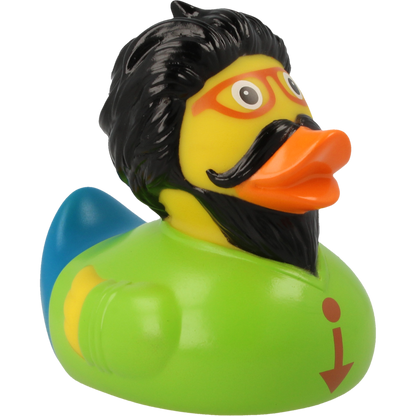 Hipster Rubber Duck