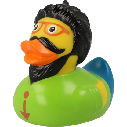 Hipster Rubber Duck