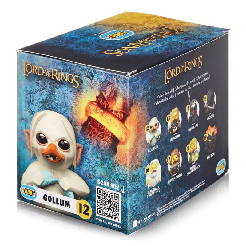 Lord of The Rings Gollum Rubber Duck - Boxed Edition