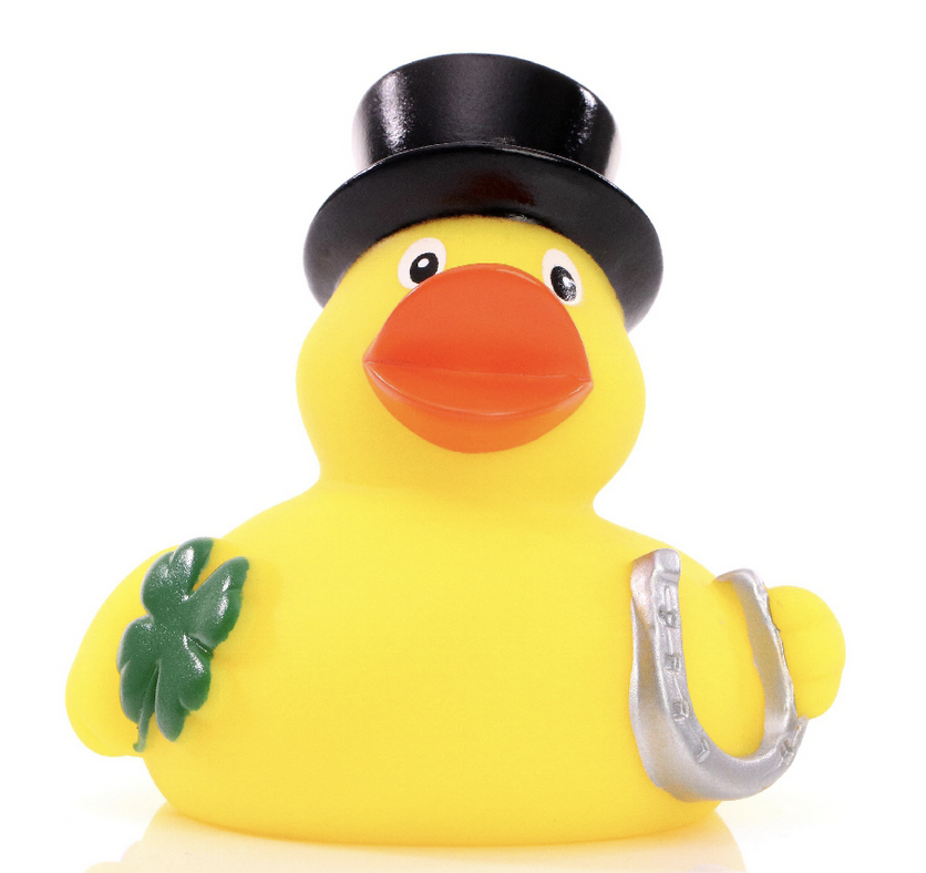 Lucky Irish Duck Rubber Duck