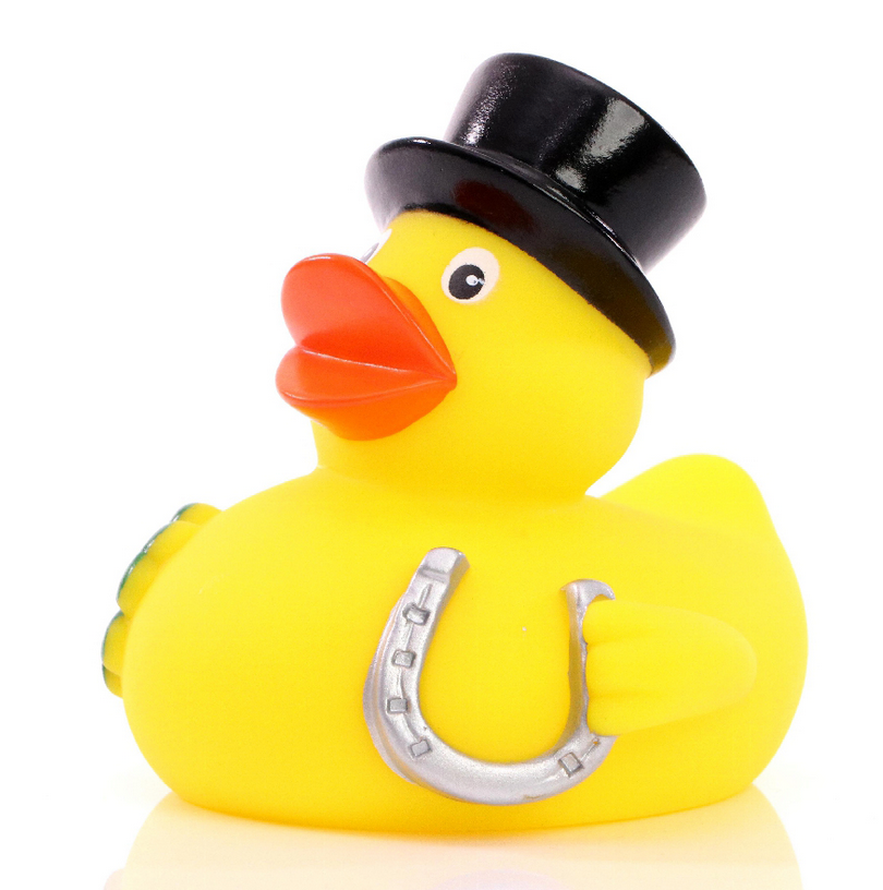 Lucky Irish Duck Rubber Duck