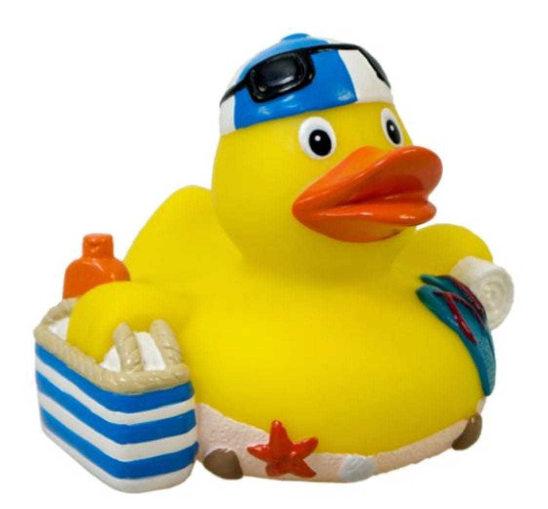 Beach Goer Rubber Duck