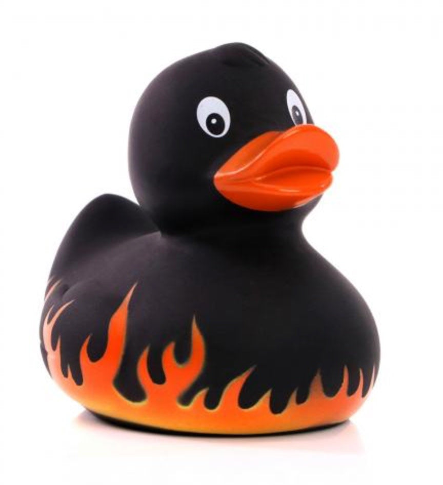 Flames Rubber Duck