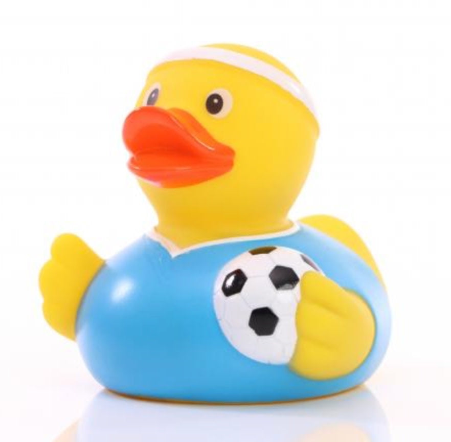 Soccer Player Rubber Duck
