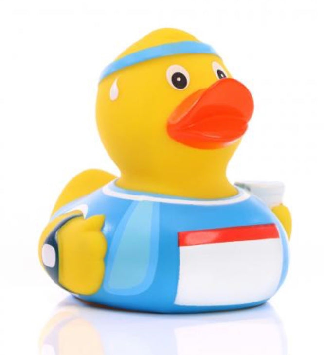 Marathon Runner Rubber Duck