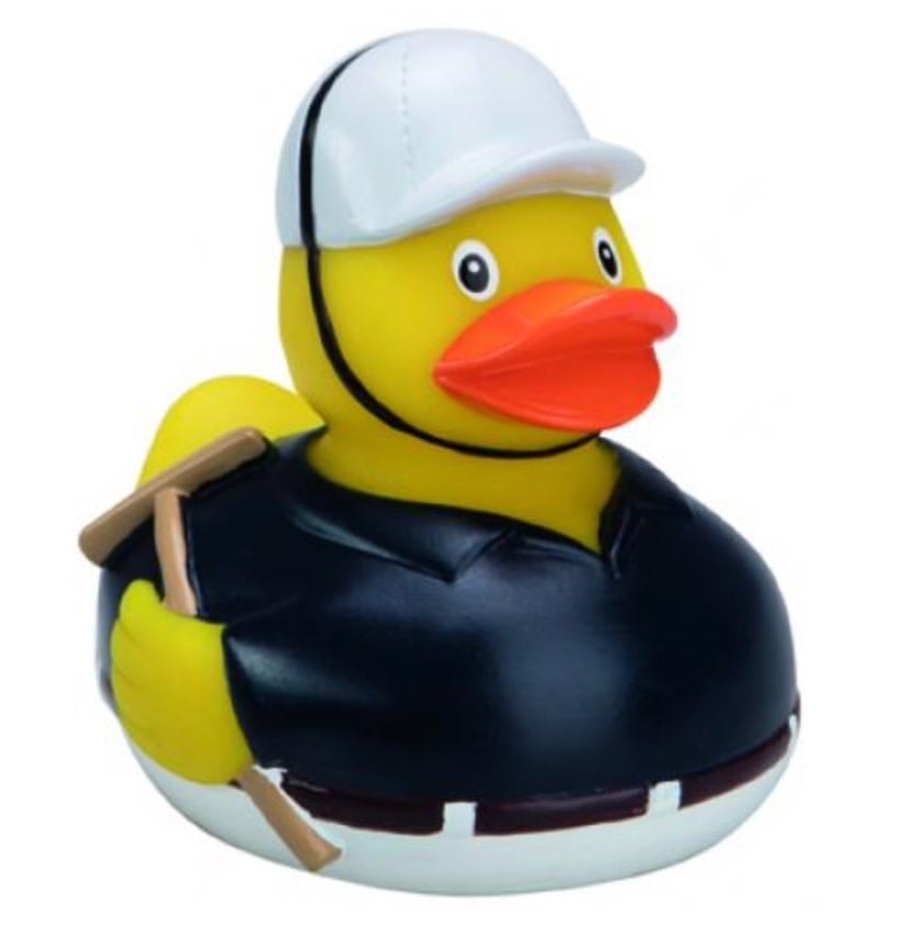Polo Player Rubber Duck