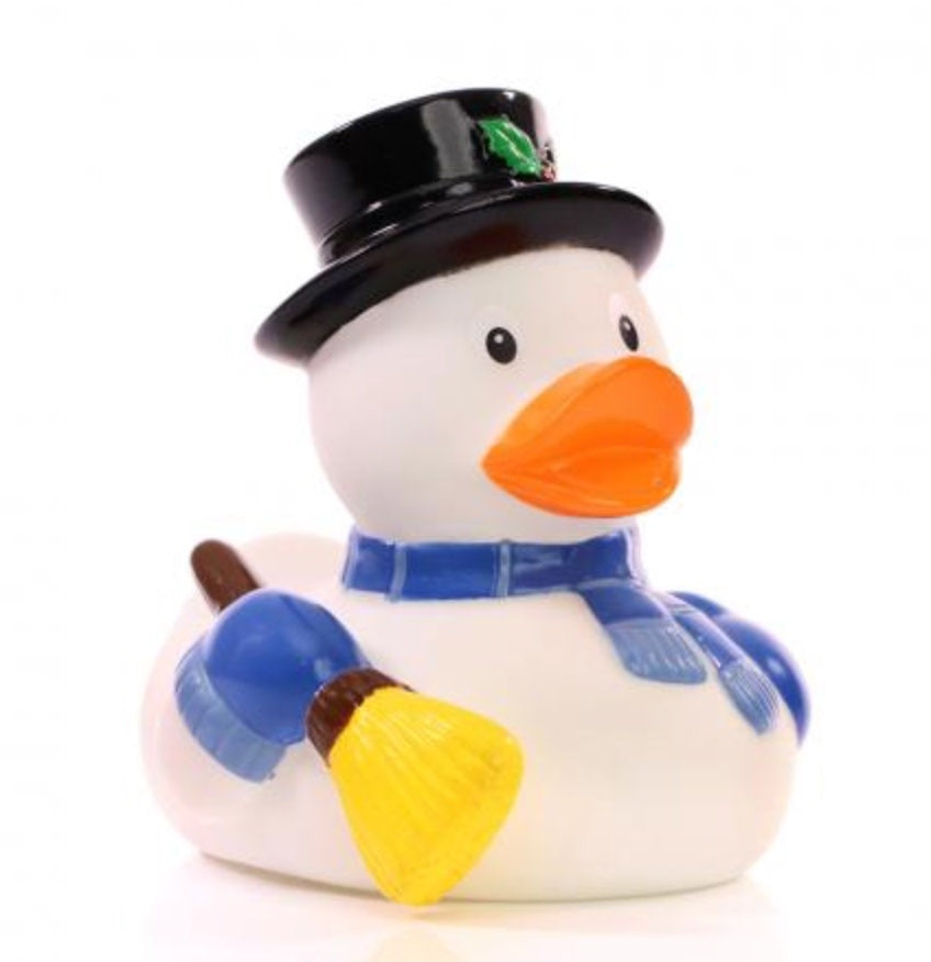 Snowman Rubber Duck