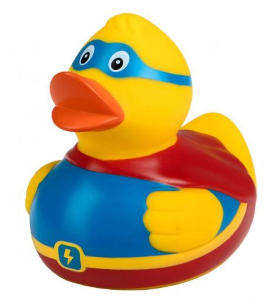 Super Hero Rubber Duck