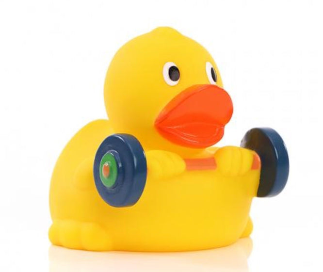 Weightlifter Rubber Duck