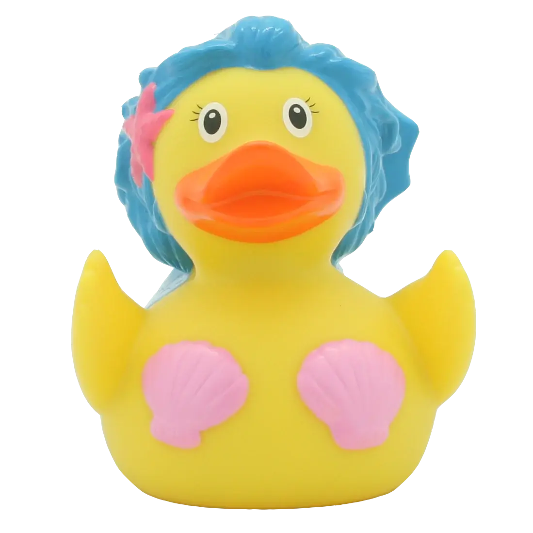 Blue Mermaid Rubber Duck