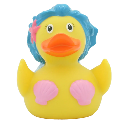 Blue Mermaid Rubber Duck