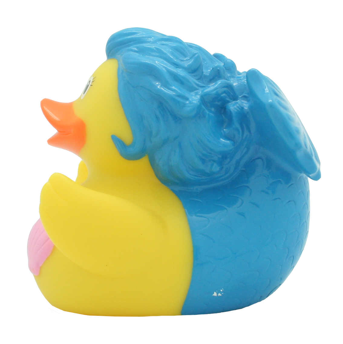 Blue Mermaid Rubber Duck