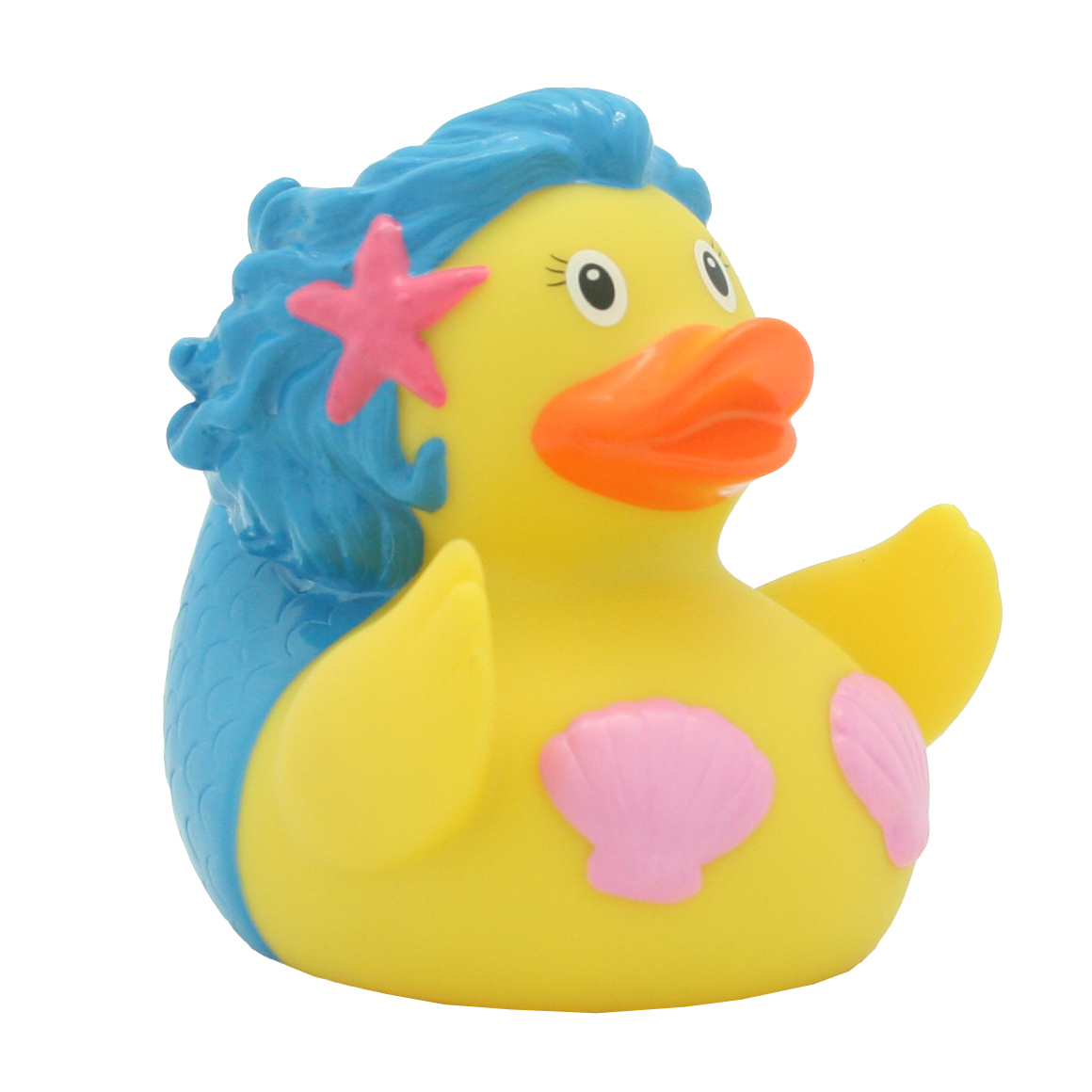 Blue Mermaid Rubber Duck