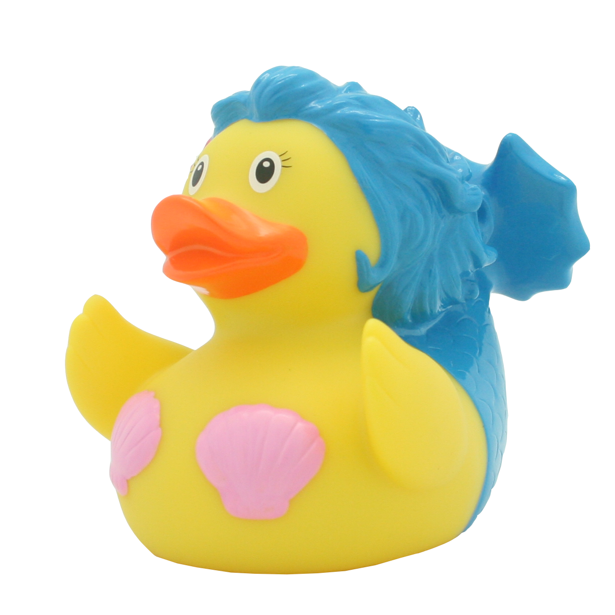 Blue Mermaid Rubber Duck