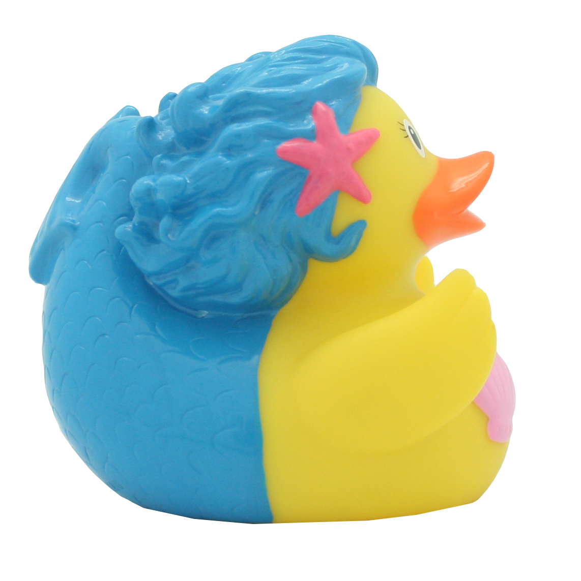 Blue Mermaid Rubber Duck