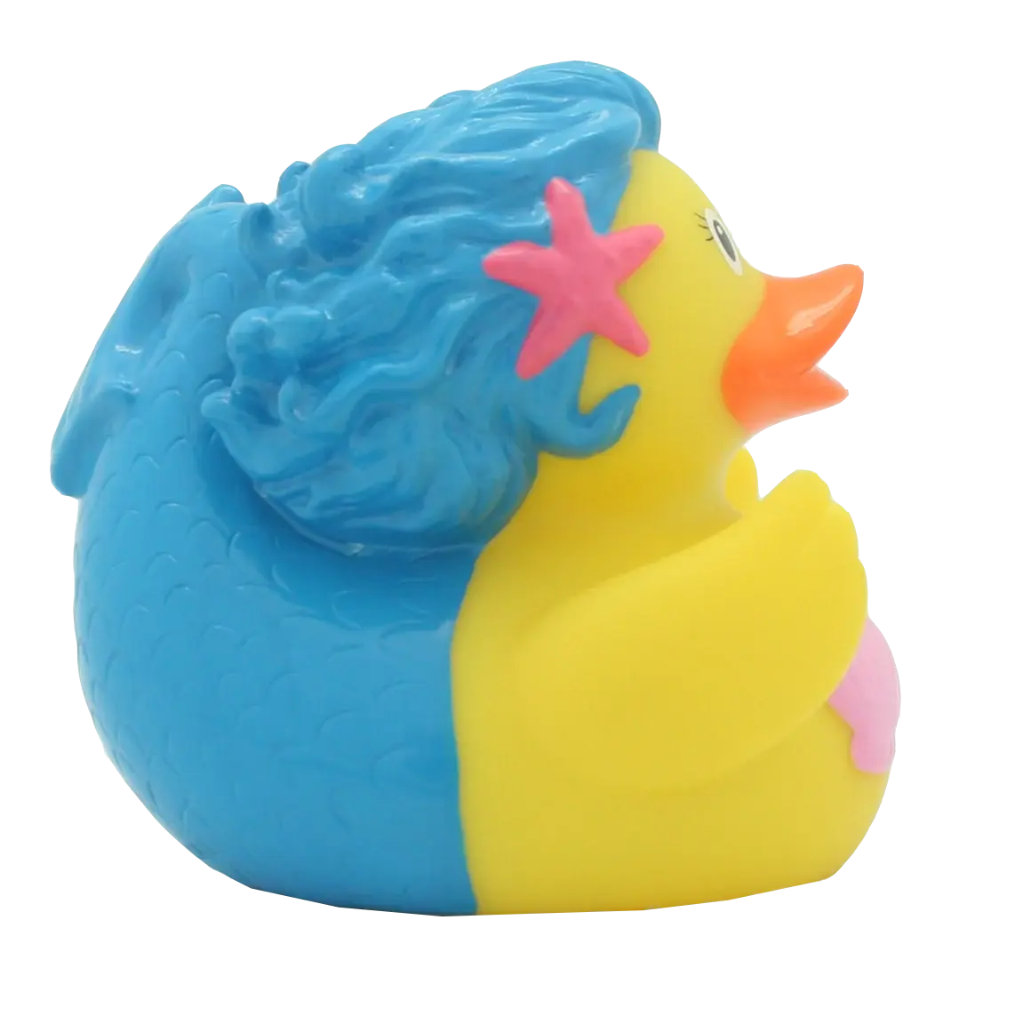 Blue Mermaid Rubber Duck