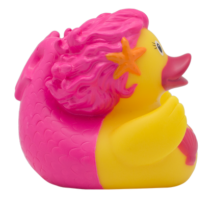 Pink Mermaid Rubber Duck