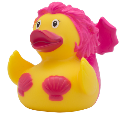 Pink Mermaid Rubber Duck