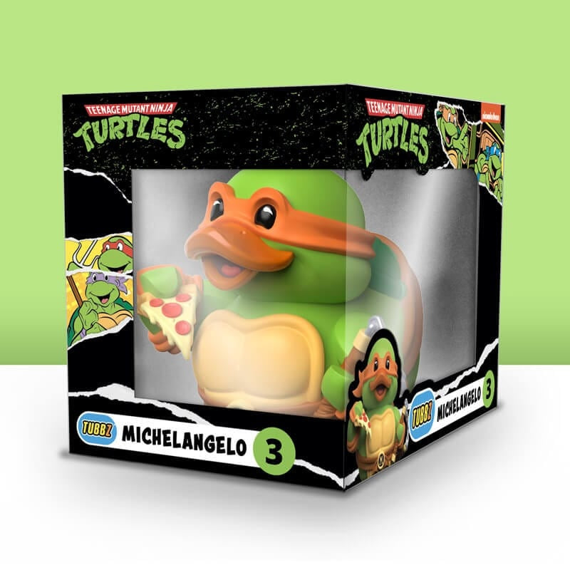 Teenage Mutant Ninja Turtles Michaelangelo Rubber Duck - Boxed Edition