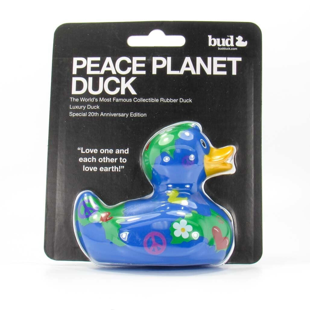 Peace Planet Rubber Duck