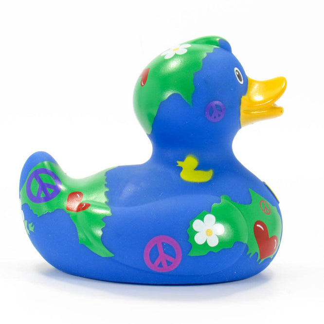 Peace Planet Rubber Duck