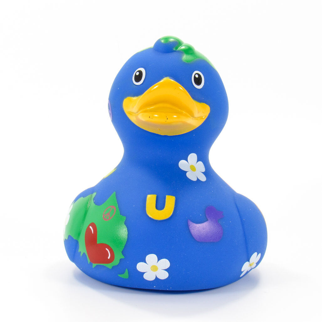 Peace Planet Rubber Duck