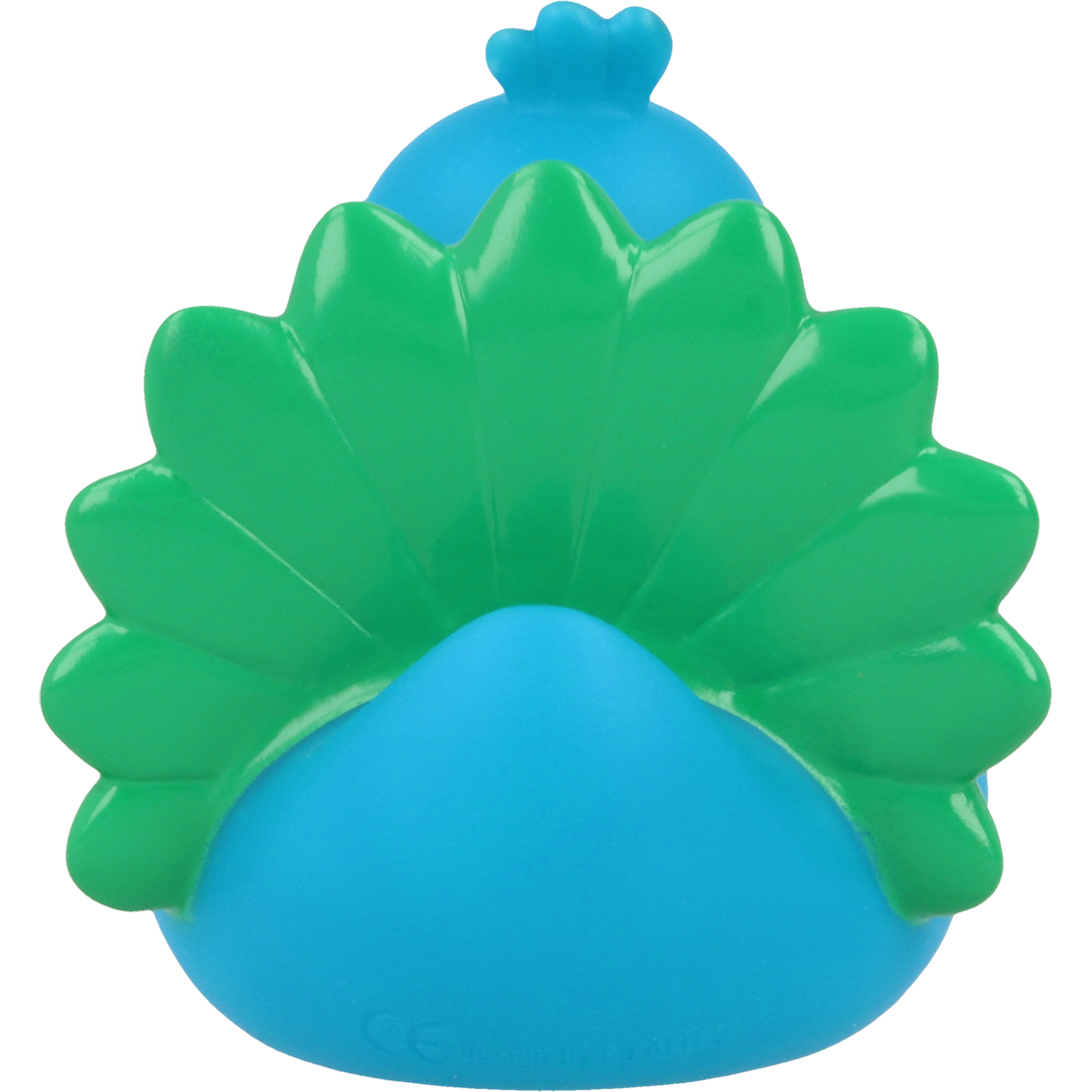 Colourful Peacock Rubber Duck