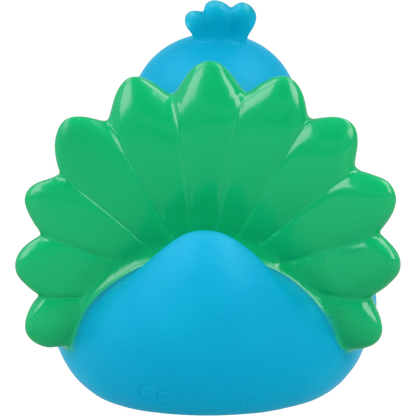 Colourful Peacock Rubber Duck