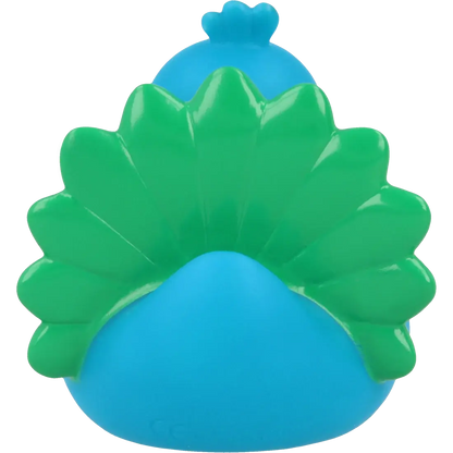 Colourful Peacock Rubber Duck