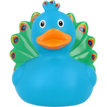 Colourful Peacock Rubber Duck